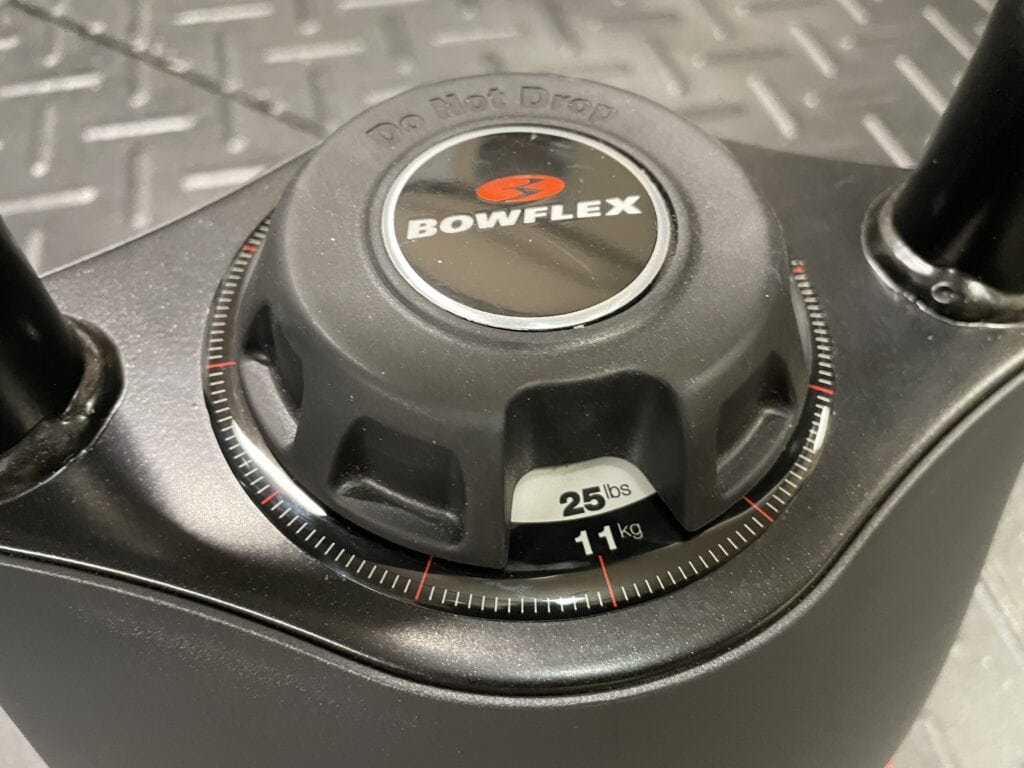 bowflex 840 adjustable dial