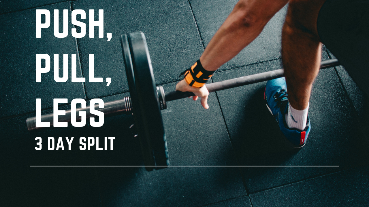 the 3 day push, pull, legs workout split routine