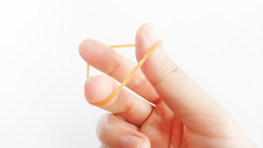 rubber bands help improve your grip strength
