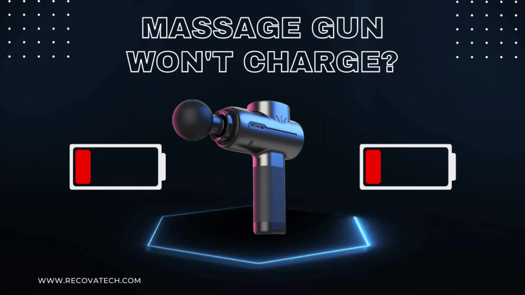 Common fixes why your massage gun won’t turn on or why the battery won’t charge