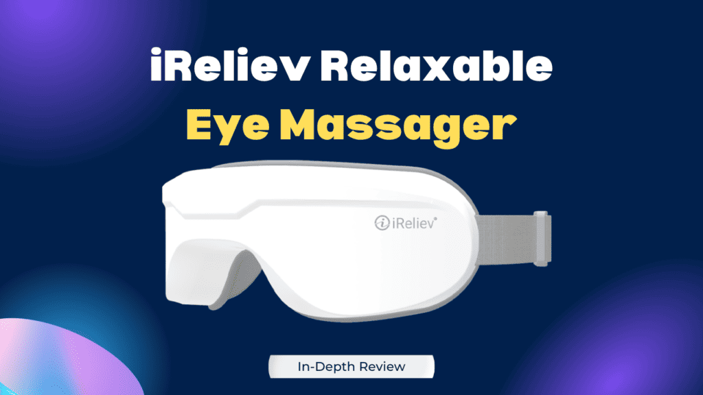 ireliev relaxable eye massager with heat review
