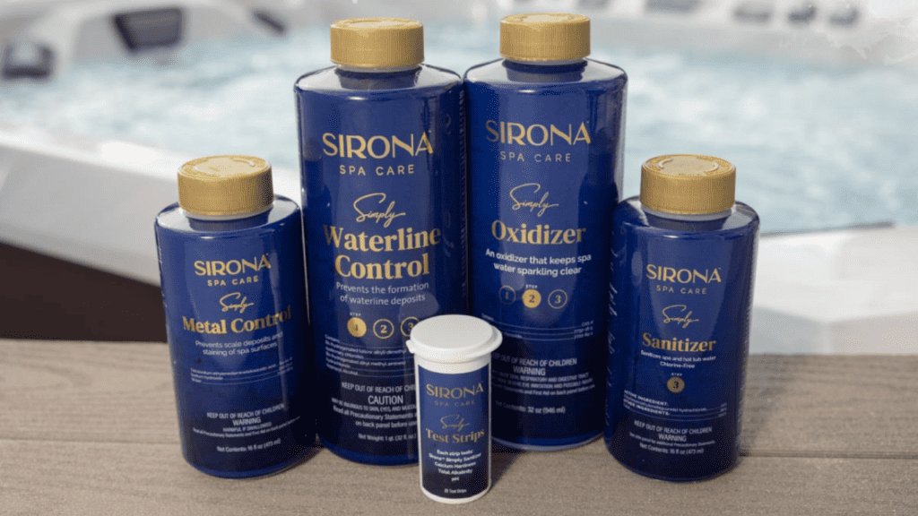 sirona spa care for clean cold plunge water
